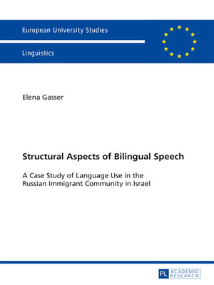 cover image of Structural Aspects of Bilingual Speech